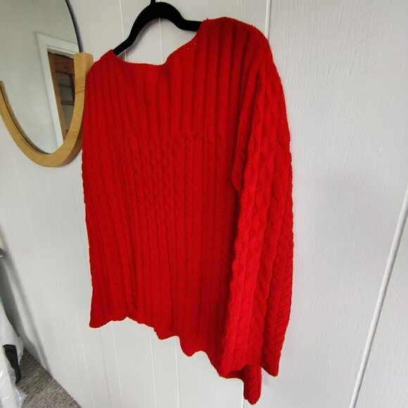 J Jill Sweater in Soft Cotton, this Cable Knit Sweater will keep the cold away! - Picture 2 of 8